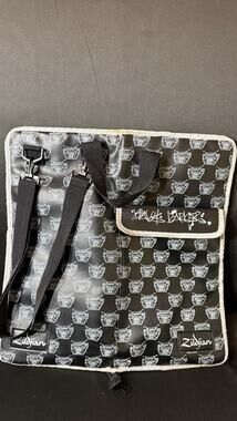 Rare Zildijan Trav2 Travis Barker Boom Box Drumstick Bag + 6 Sticks